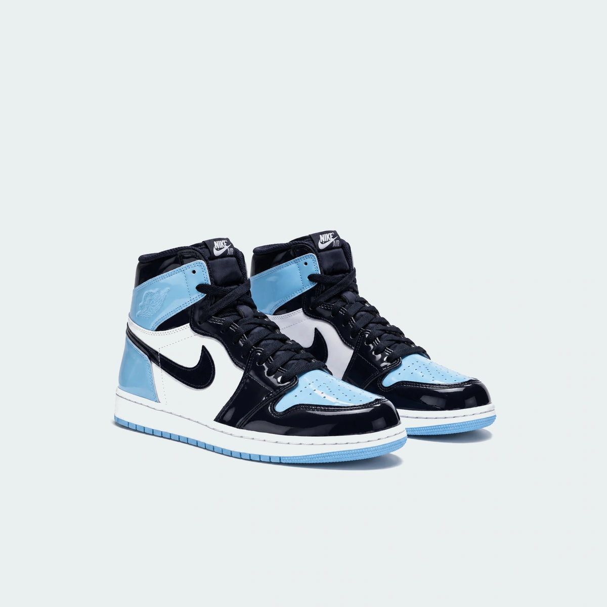 Navy / Light Blue Patent